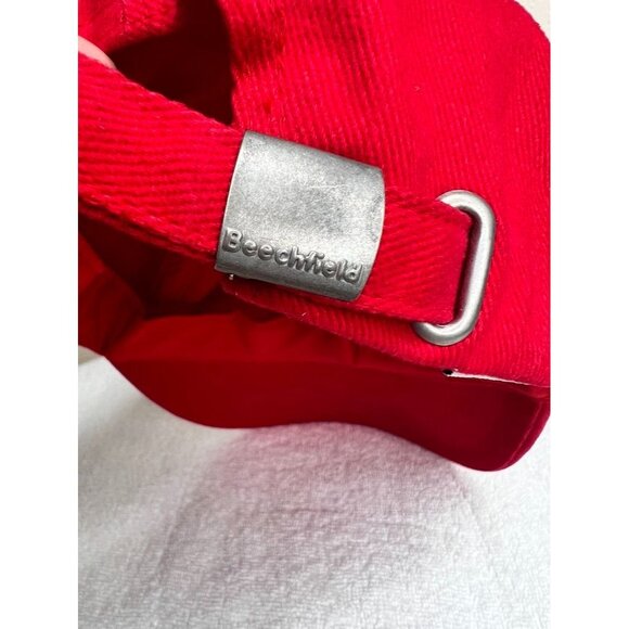 Eastbourne Borough F.C. Red Baseball Cap Adjustable Embroidered Logo Priory Lane - Picture 10 of 11